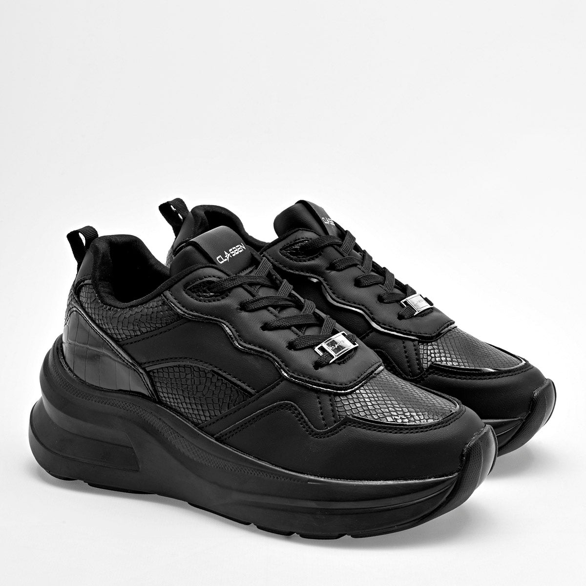 Tenis urbano para mujer marca Clasben Negro cod. 129135