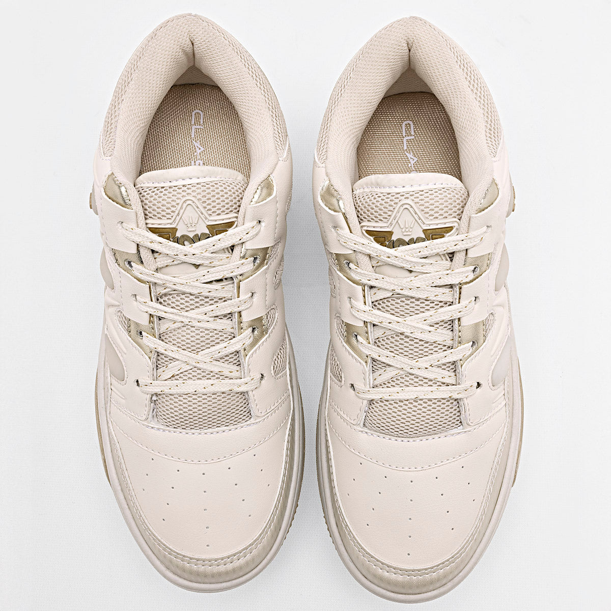 Tenis urbano para mujer marca Clasben Beige cod. 129138