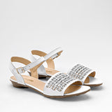 Sandalia para mujer marca Fratta Blanco cod. 129167