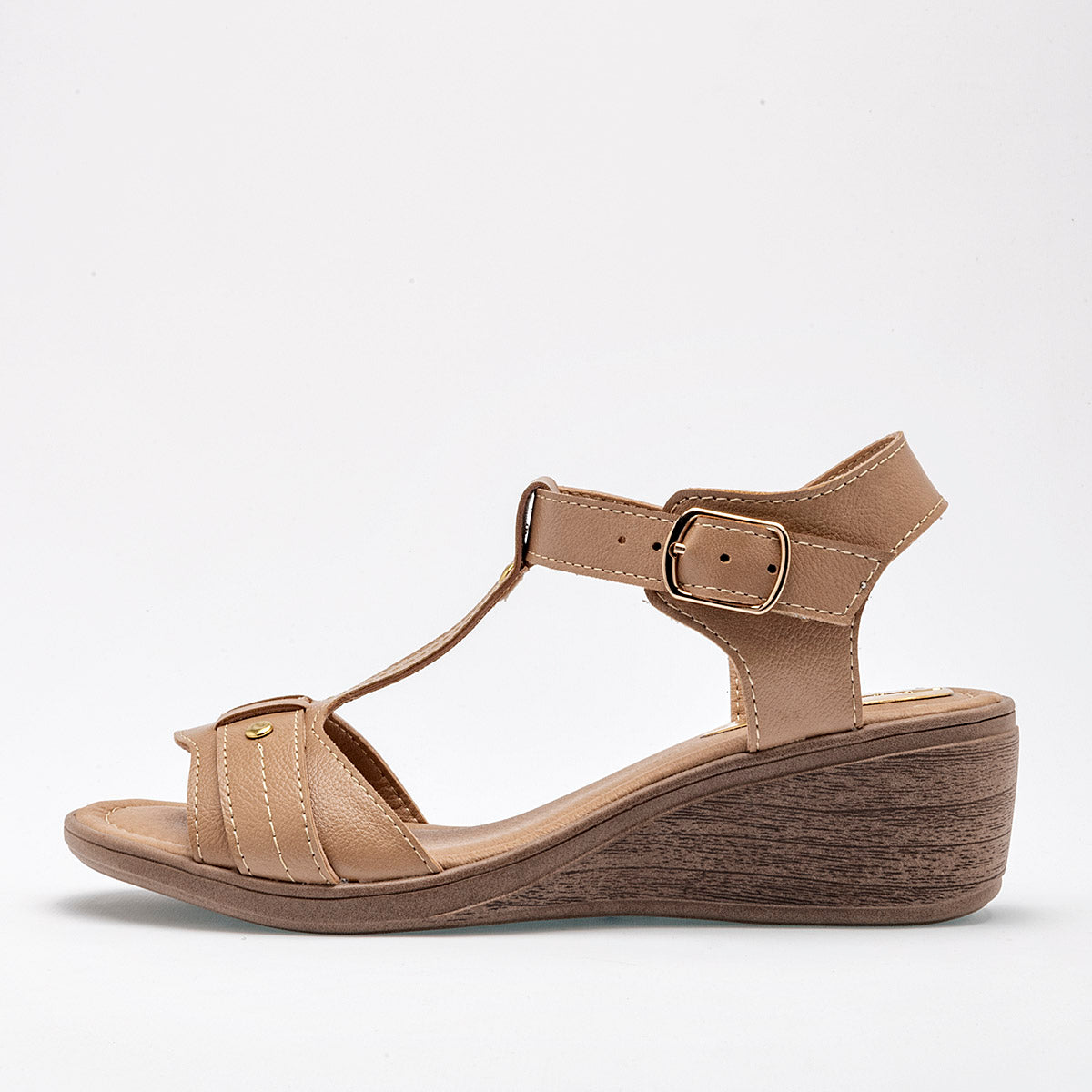 Sandalia para mujer marca Lady One Beige cod. 129186