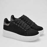 Tenis urbano para mujer marca Moramora Negro cod. 129213