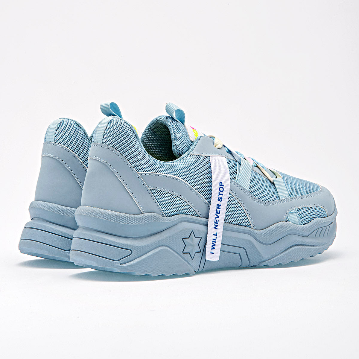 Tenis urbanos para mujer marca Moramora Azul cod. 129218