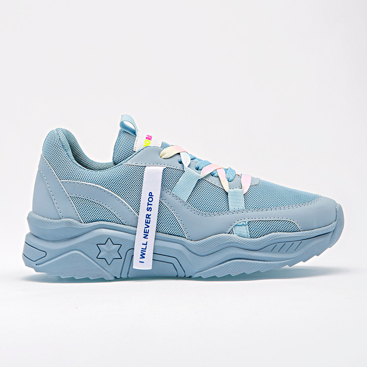 Tenis urbanos para mujer marca Moramora Azul cod. 129218