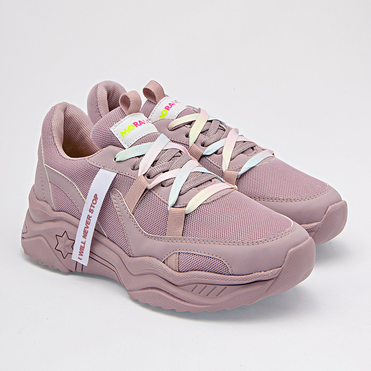 Tenis urbanos para mujer marca Moramora Lila cod. 129219