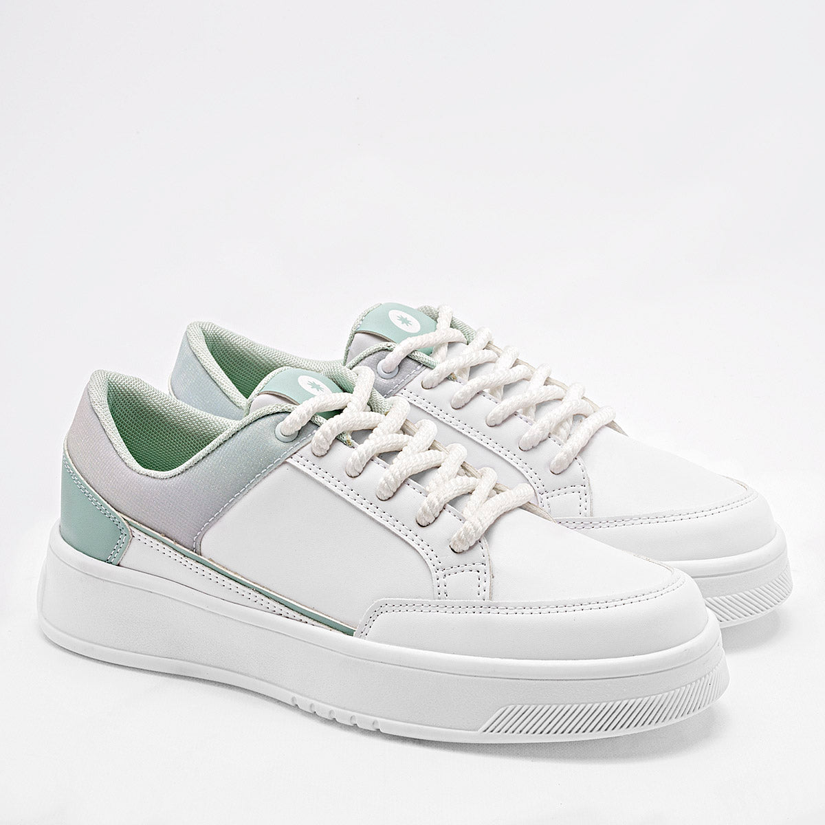 Tenis escolar para joven marca Moramora Blanco cod. 129222