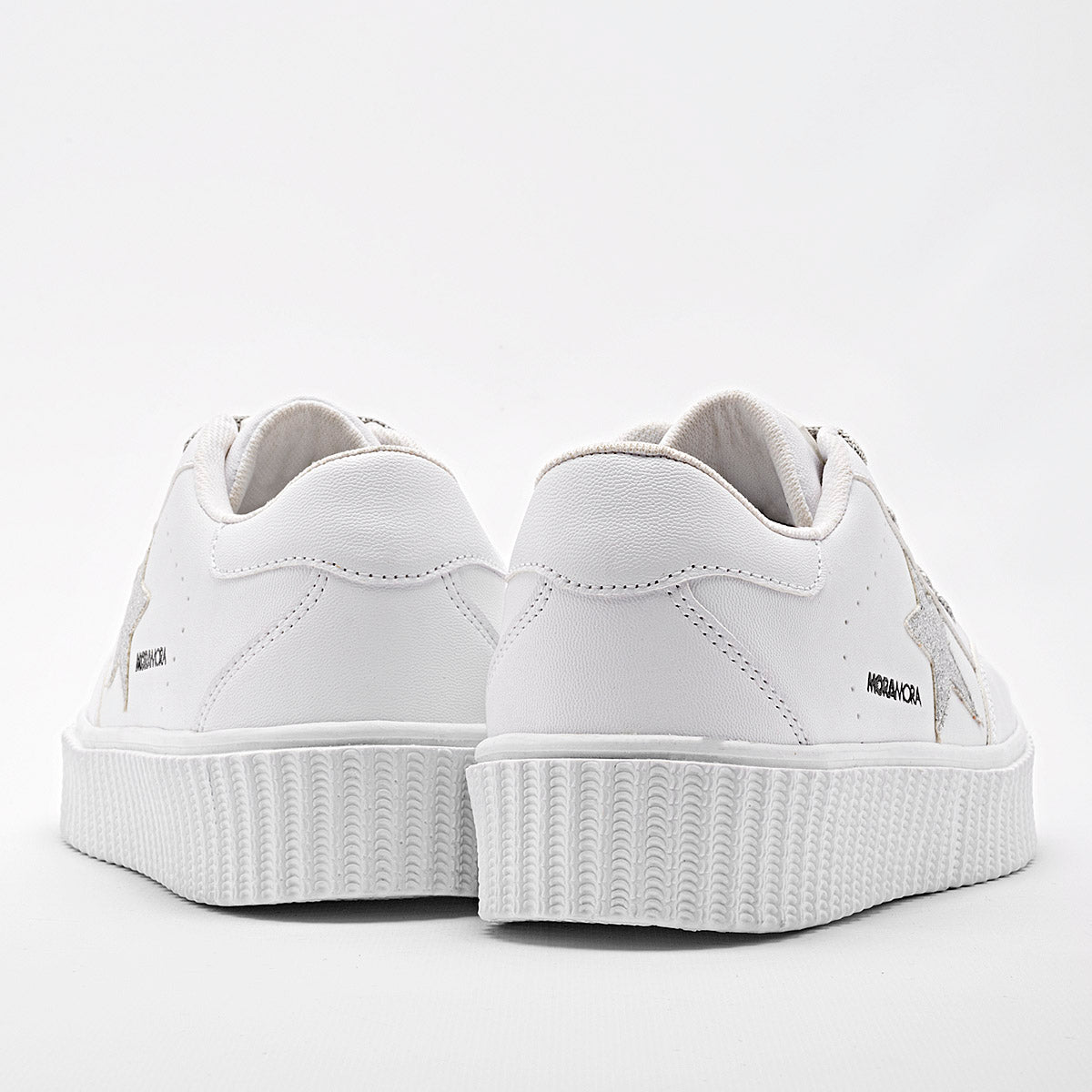 Tenis suela chunky para mujer marca Moramora Blanco cod. 129223