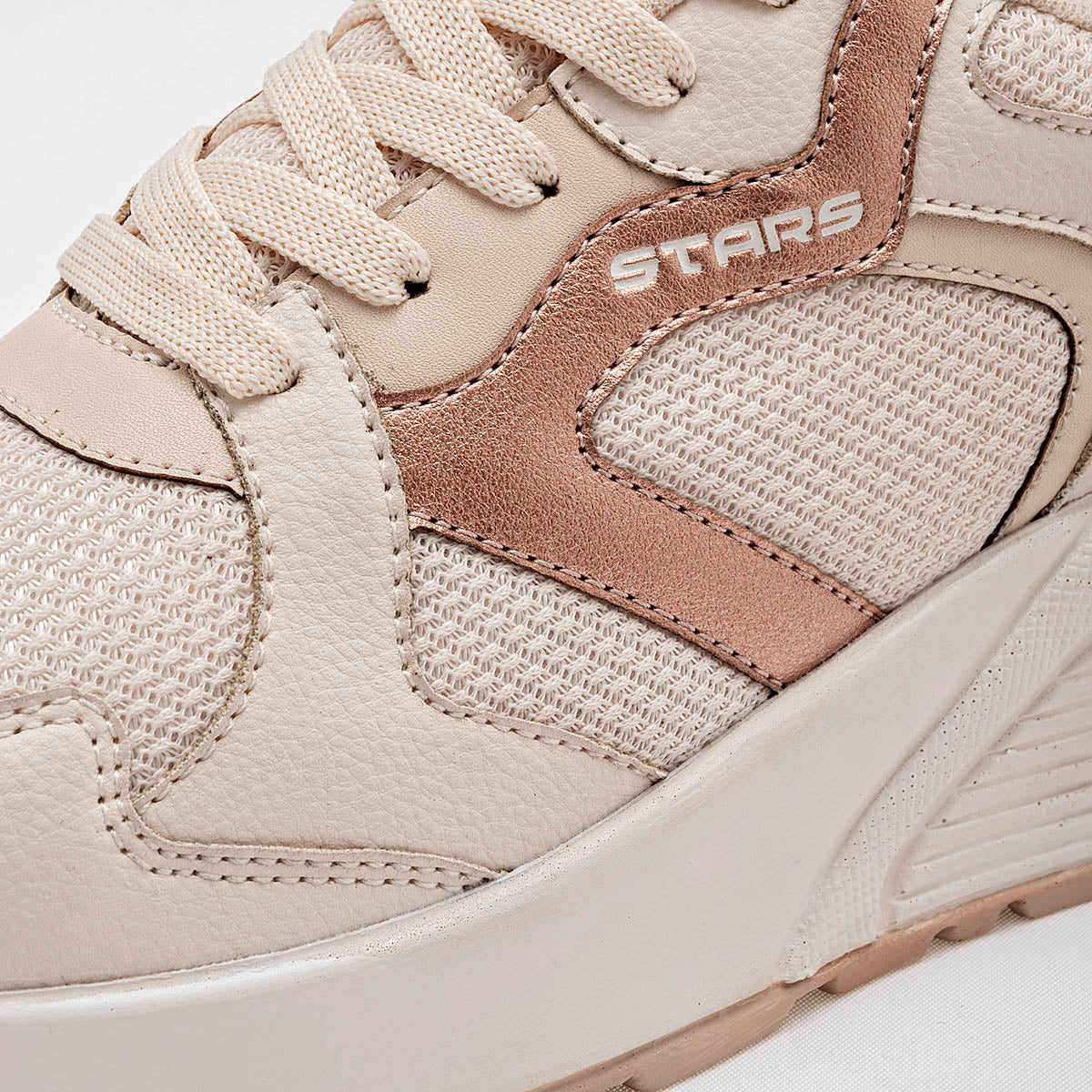 Pakar.com | Tienda online - Tenis deportivo para mujer marca Stars Of The World Beige cod. 129263