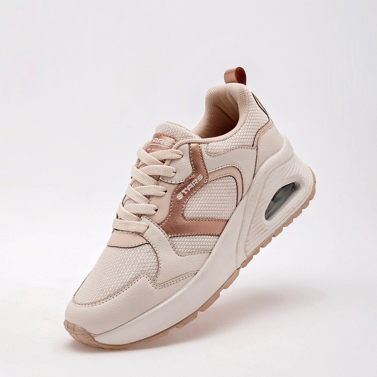 Pakar.com | Tienda online - Tenis deportivo para mujer marca Stars Of The World Beige cod. 129263