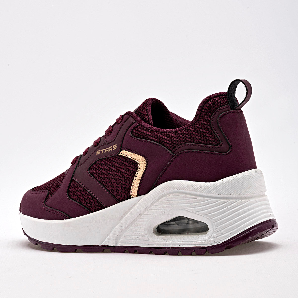 Tenis urbanos para mujer marca Stars Of The World Vino cod. 129264