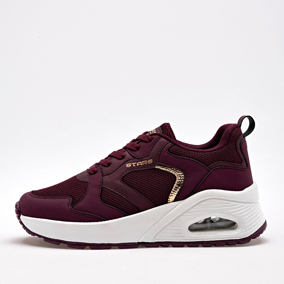 Tenis urbanos para mujer marca Stars Of The World Vino cod. 129264