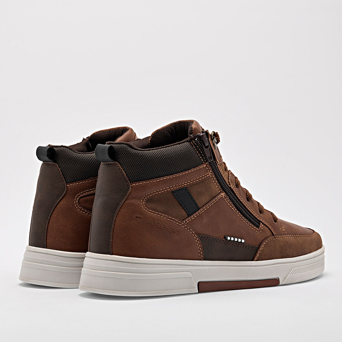 Tenis urbano para hombre marca Clasben Camel cod. 129347