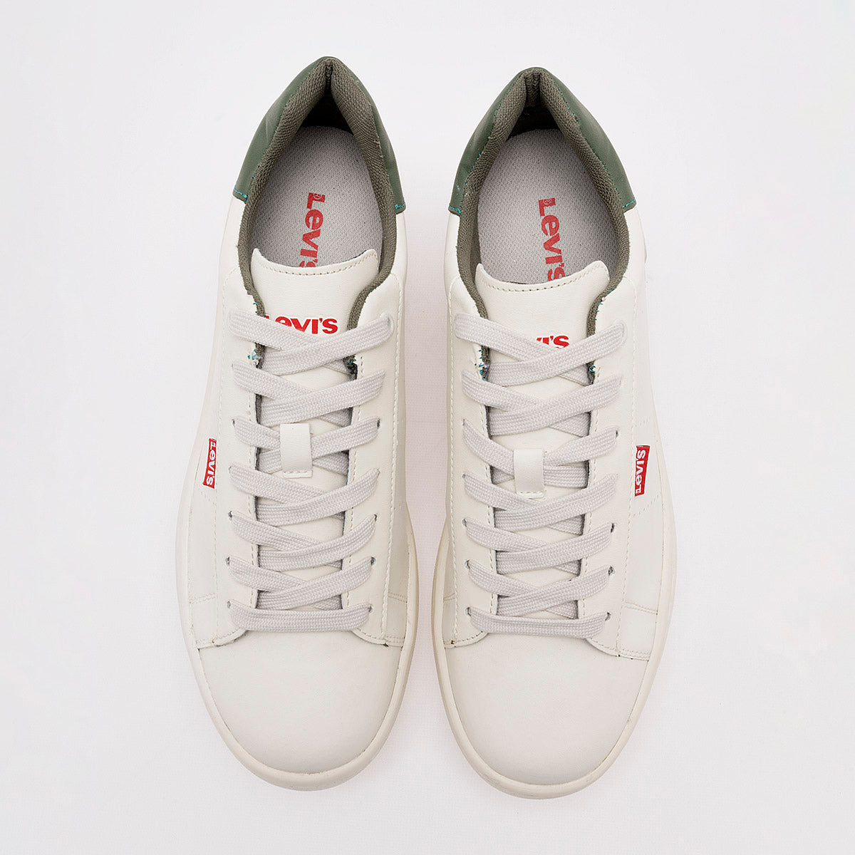 Tenis escolar para joven marca Levi's Blanco cod. 129368