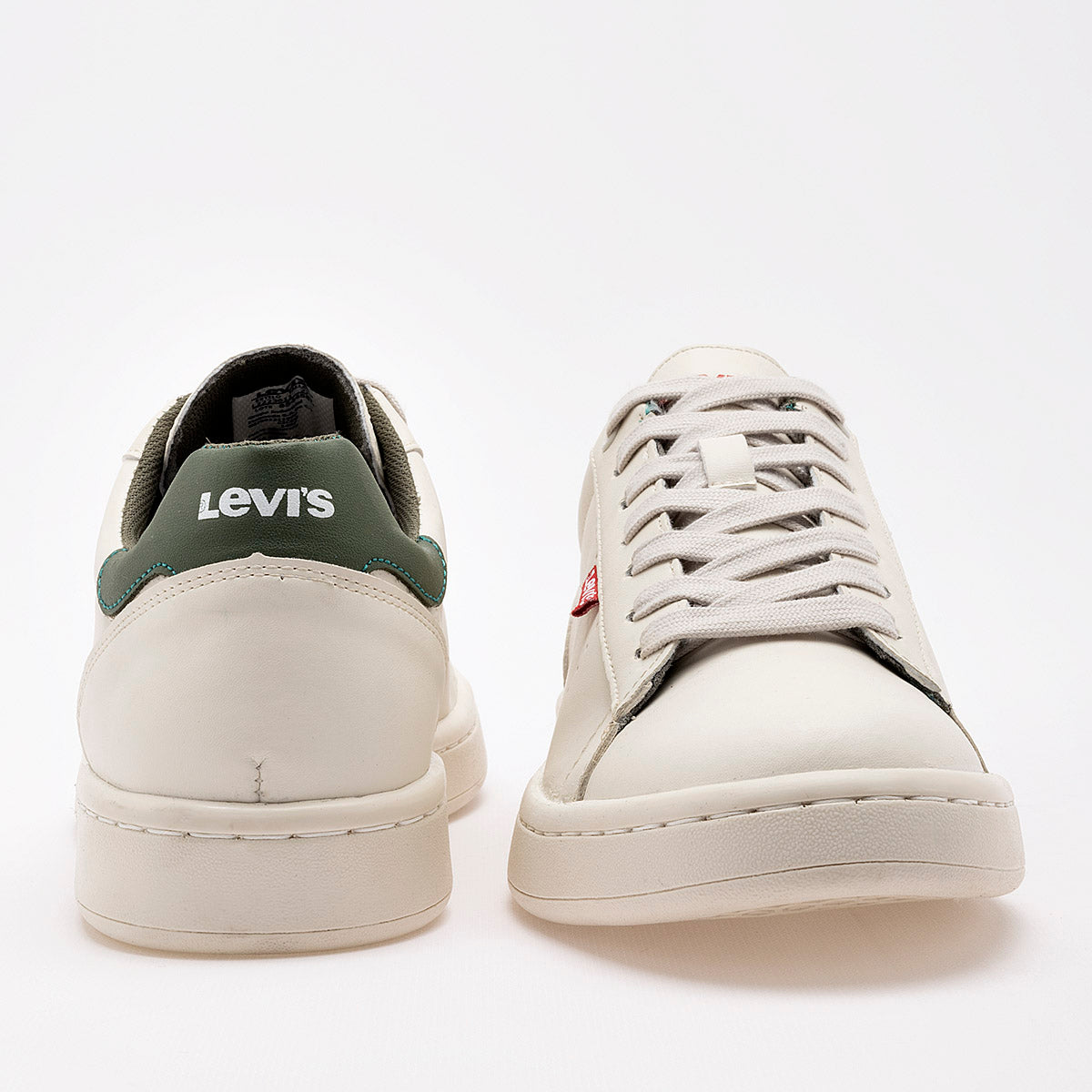 Tenis escolar para joven marca Levi's Blanco cod. 129368