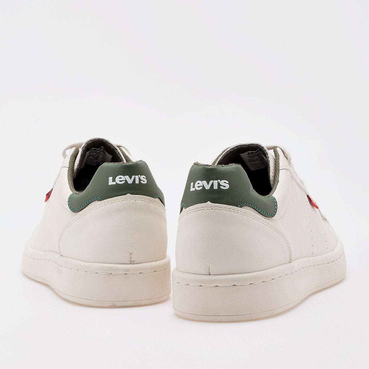 Tenis escolar para joven marca Levi's Blanco cod. 129368