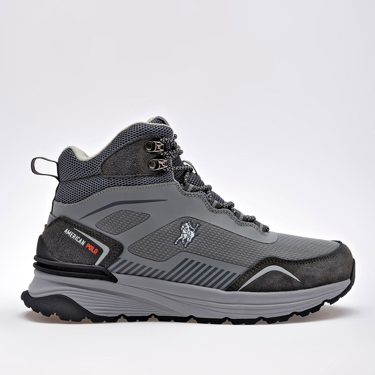 Bota tipo hiking para hombre marca American Polo Gris cod. 129400