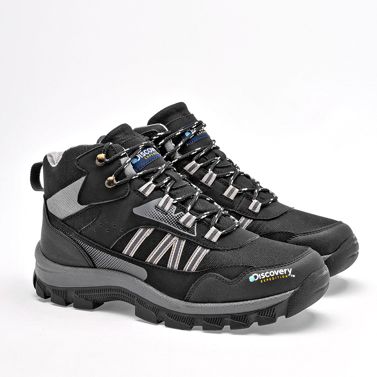 Botas hiking para hombre marca Discovery Expedition Negro cod. 129422