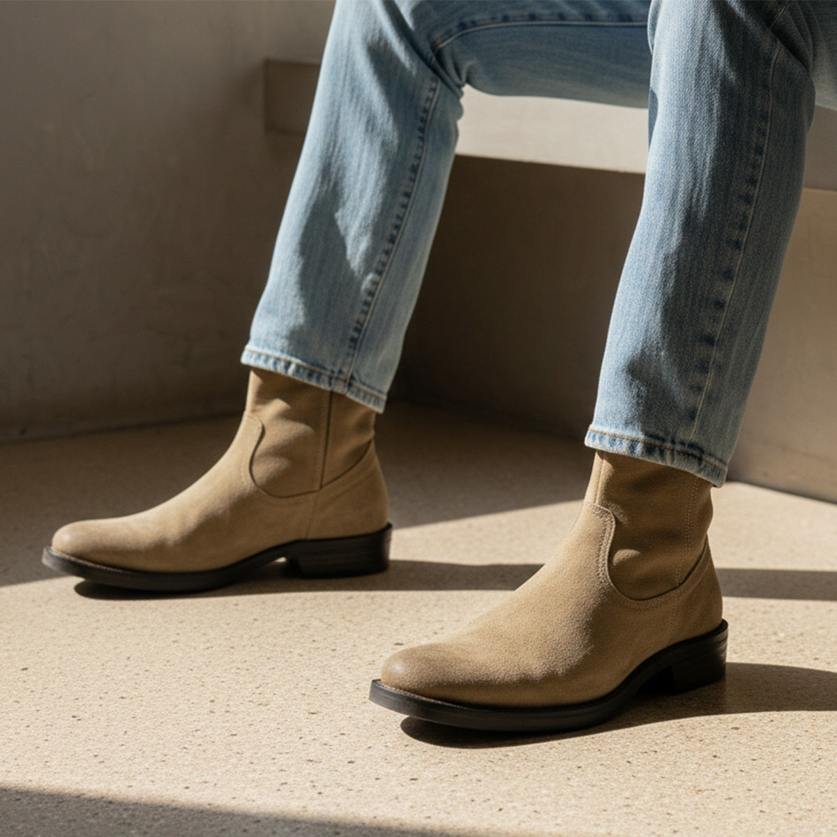 Bota de piel vaquera Levi's para hombre