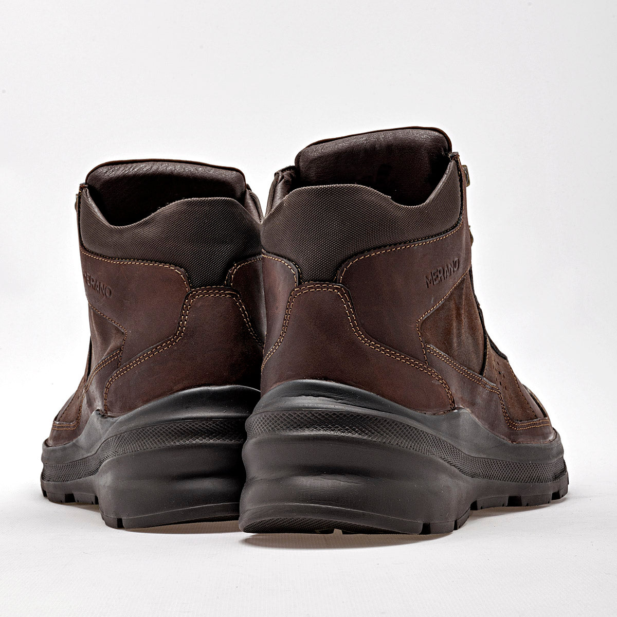 Bota de piel para hombre marca Merano Café cod. 129428