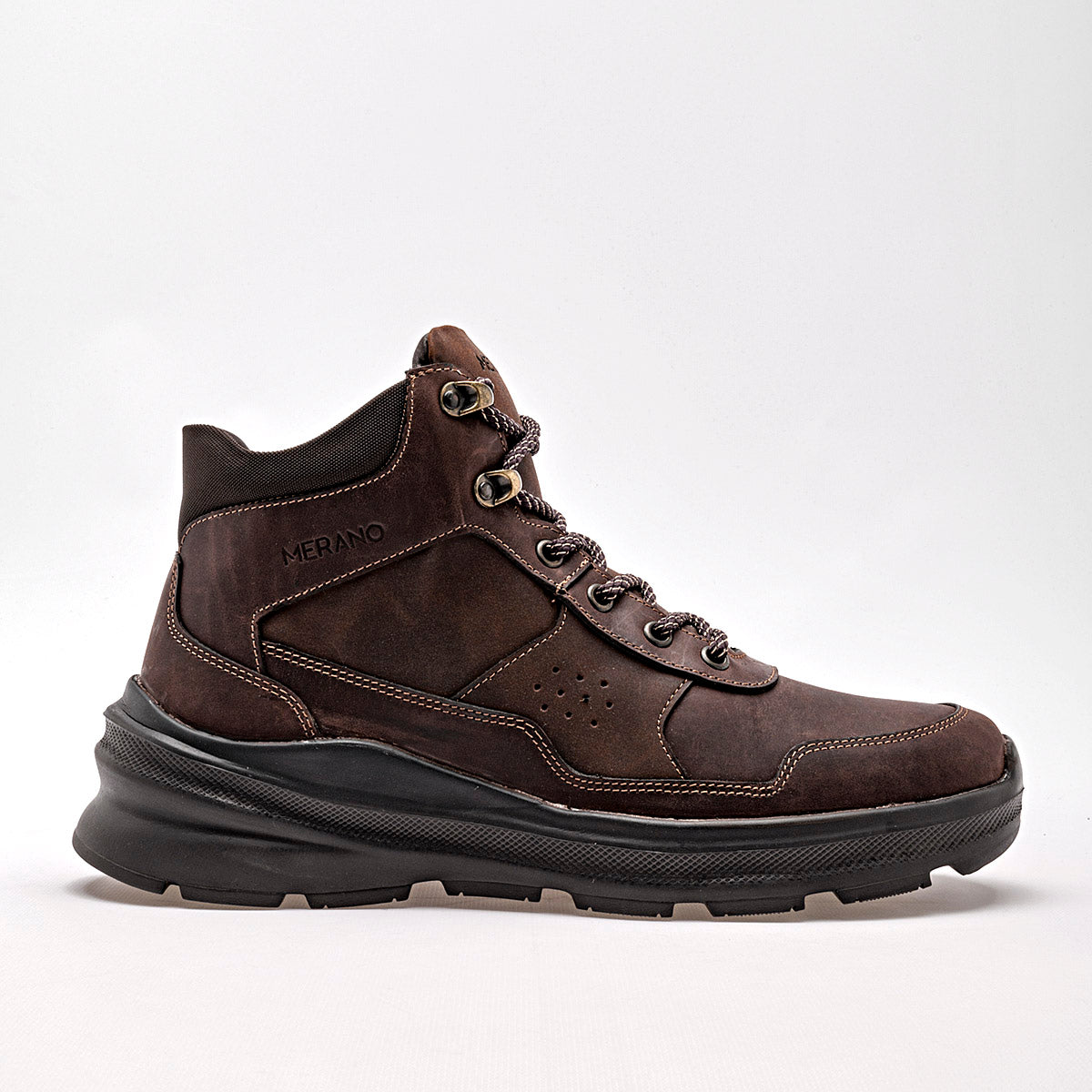 Bota de piel para hombre marca Merano Café cod. 129428