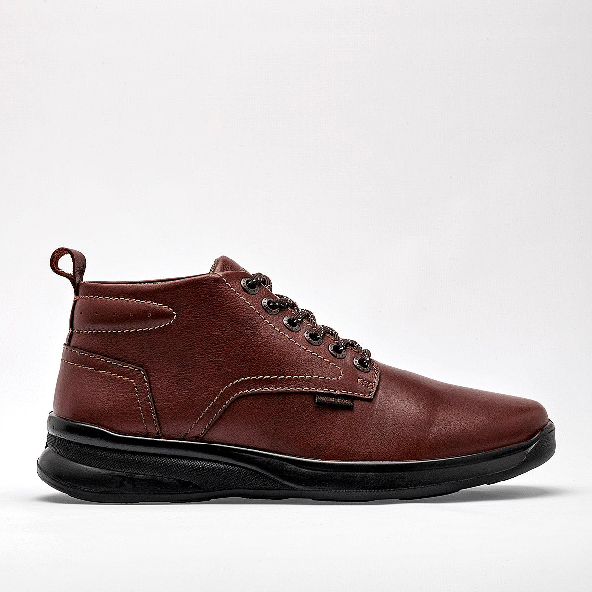 Bota de piel Verde Tabaco para Hombre