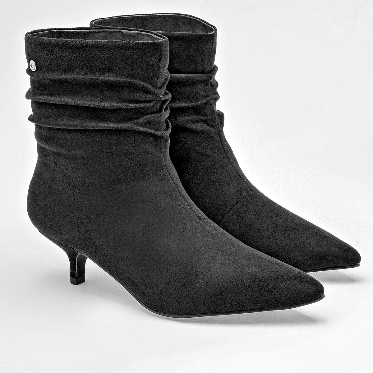 Bota caña corta para mujer marca Moramora Negro cod. 129458