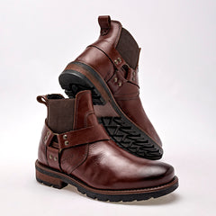 Bota de piel Eccoflex para hombre