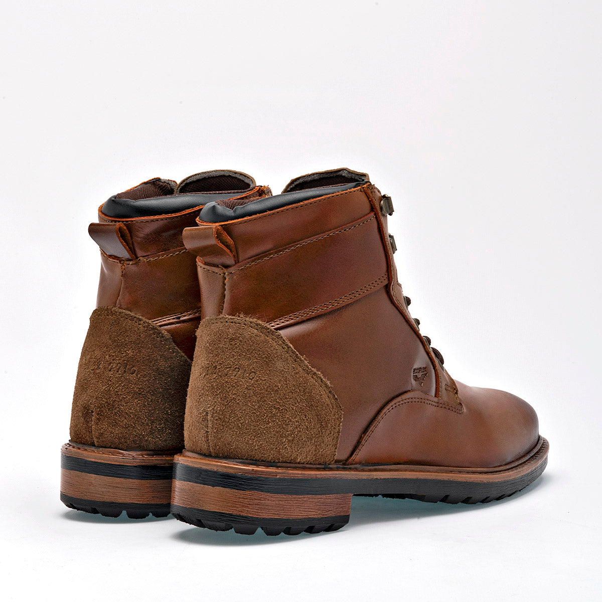 Bota de piel para hombre marca Eccoflex Camel cod. 129467