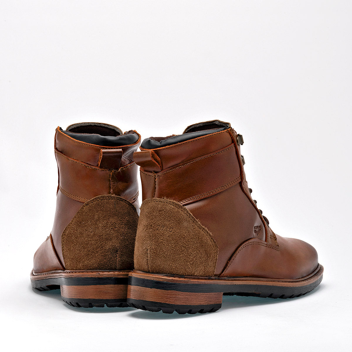 Bota de piel para hombre marca Eccoflex Camel cod. 129467