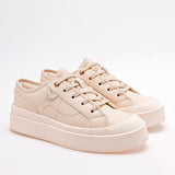 Tenis urbano para mujer marca Ferrioni Beige cod. 129470