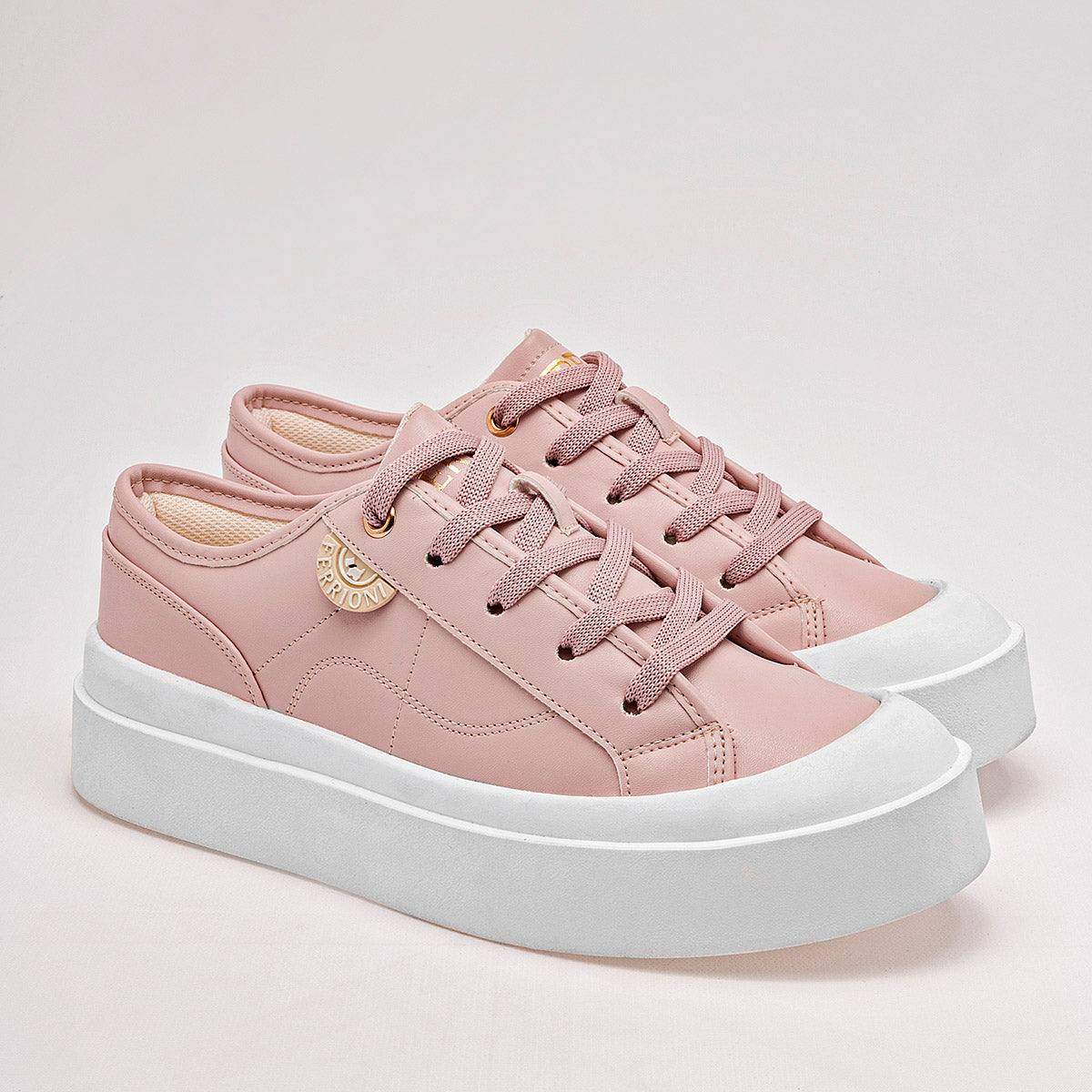 Tenis urbano para mujer marca Ferrioni Rosa cod. 129471