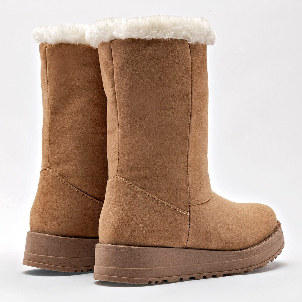 Pakar.com | Tienda online - Bota con peluche para mujer Rojo Cereza - Envío gratis desde $500