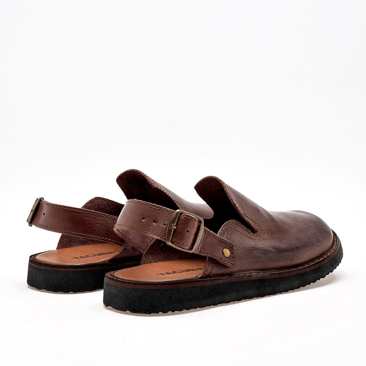 Sandalia para hombre marca Tacuba Shoes Café cod. 129515