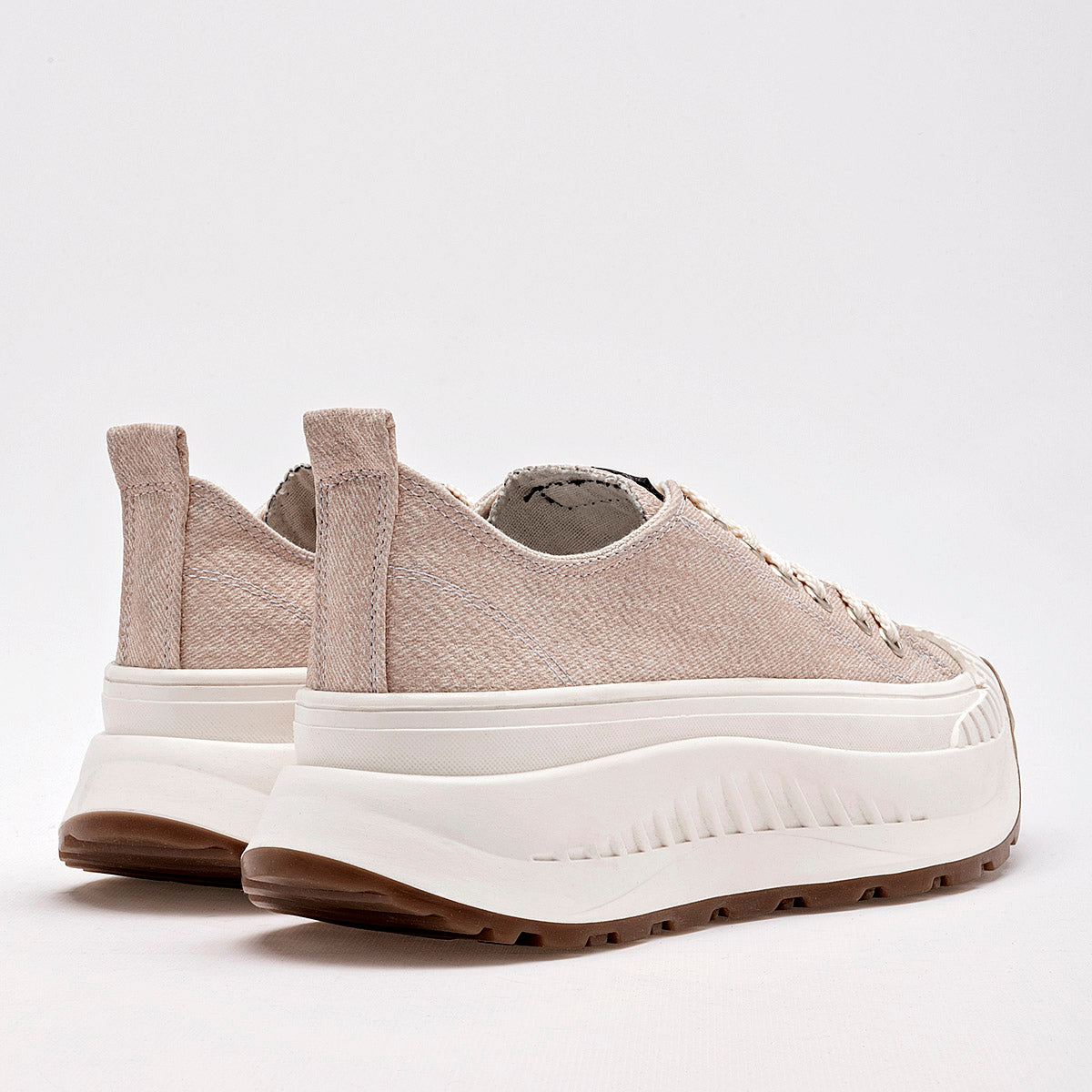 Tenis con plataforma para mujer marca Been Class Beige cod. 129665