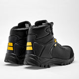 Bota industrial de piel para hombre marca Segurmex Negro cod. 129712