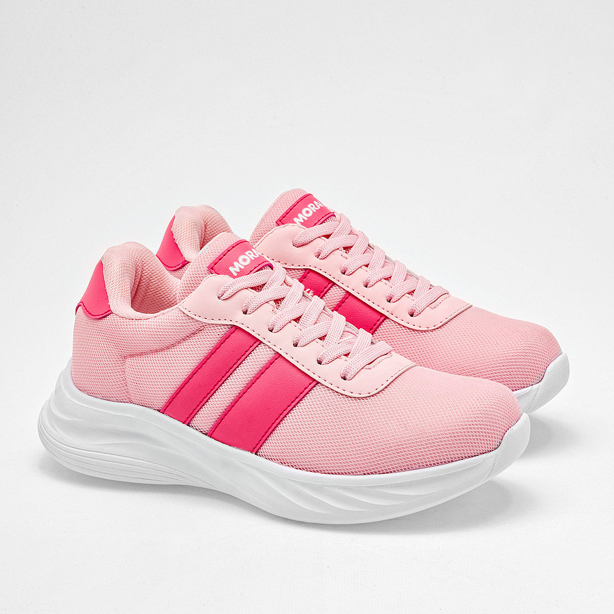 Tenis urbano para mujer marca Moramora Rosa cod. 129892