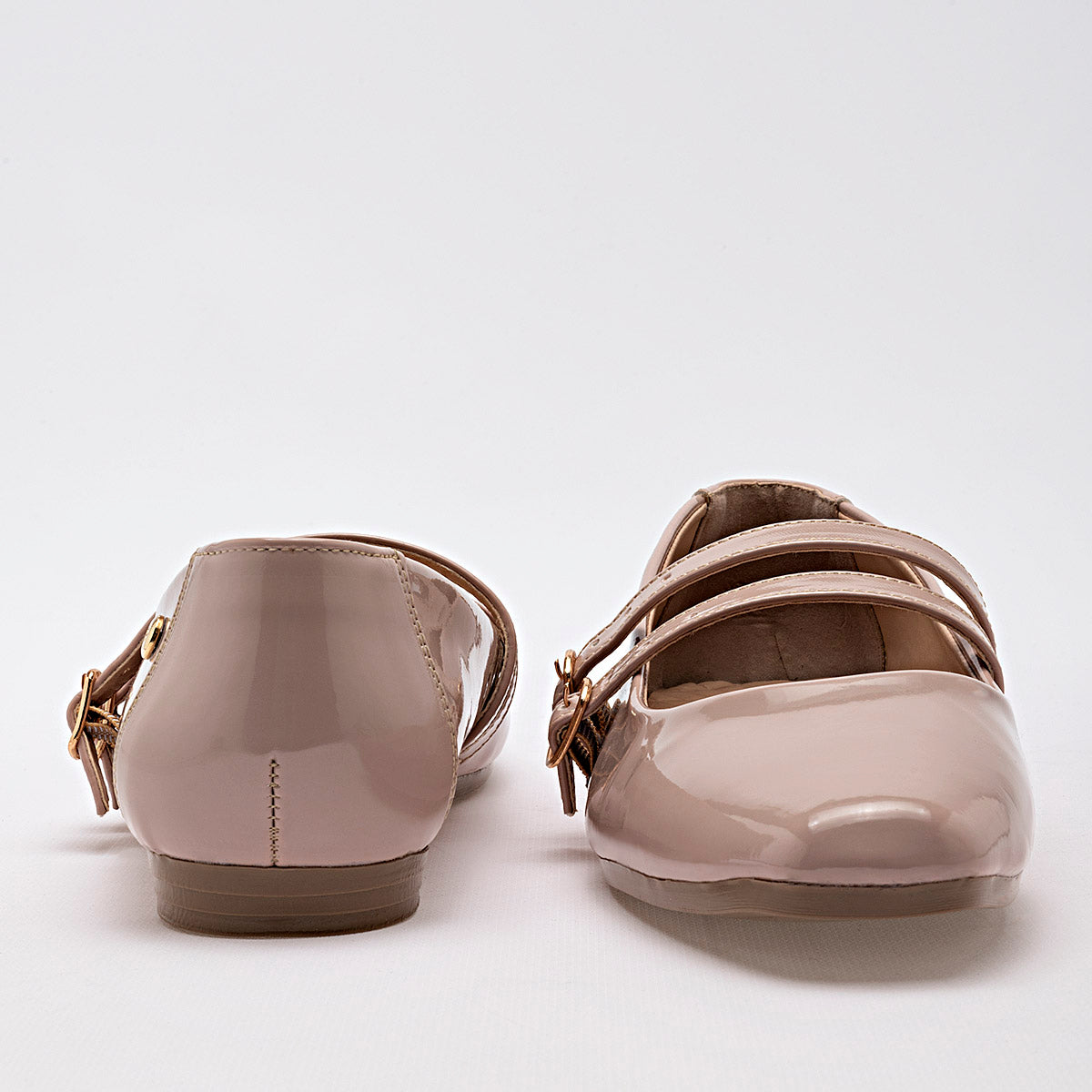 Balerina punta cuadrada para mujer marca Moramora Beige cod. 130020