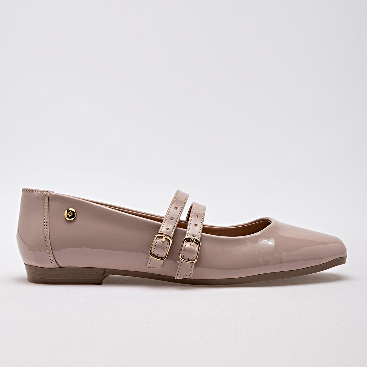 Balerina punta cuadrada para mujer marca Moramora Beige cod. 130020