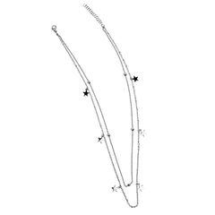 Collar con doble cadena Felker para mujer