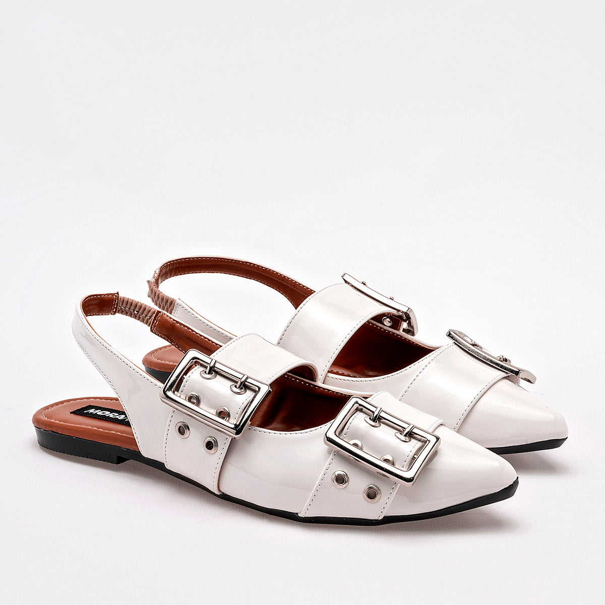 Zapato casual para mujer marca Moramora Blanco cod. 130059