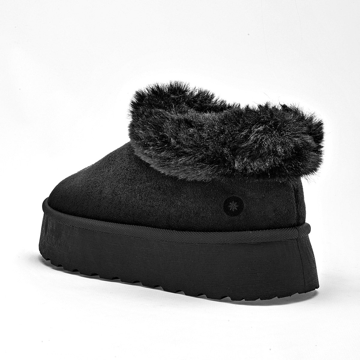 Pantufla para mujer marca Moramora Negro cod. 130123