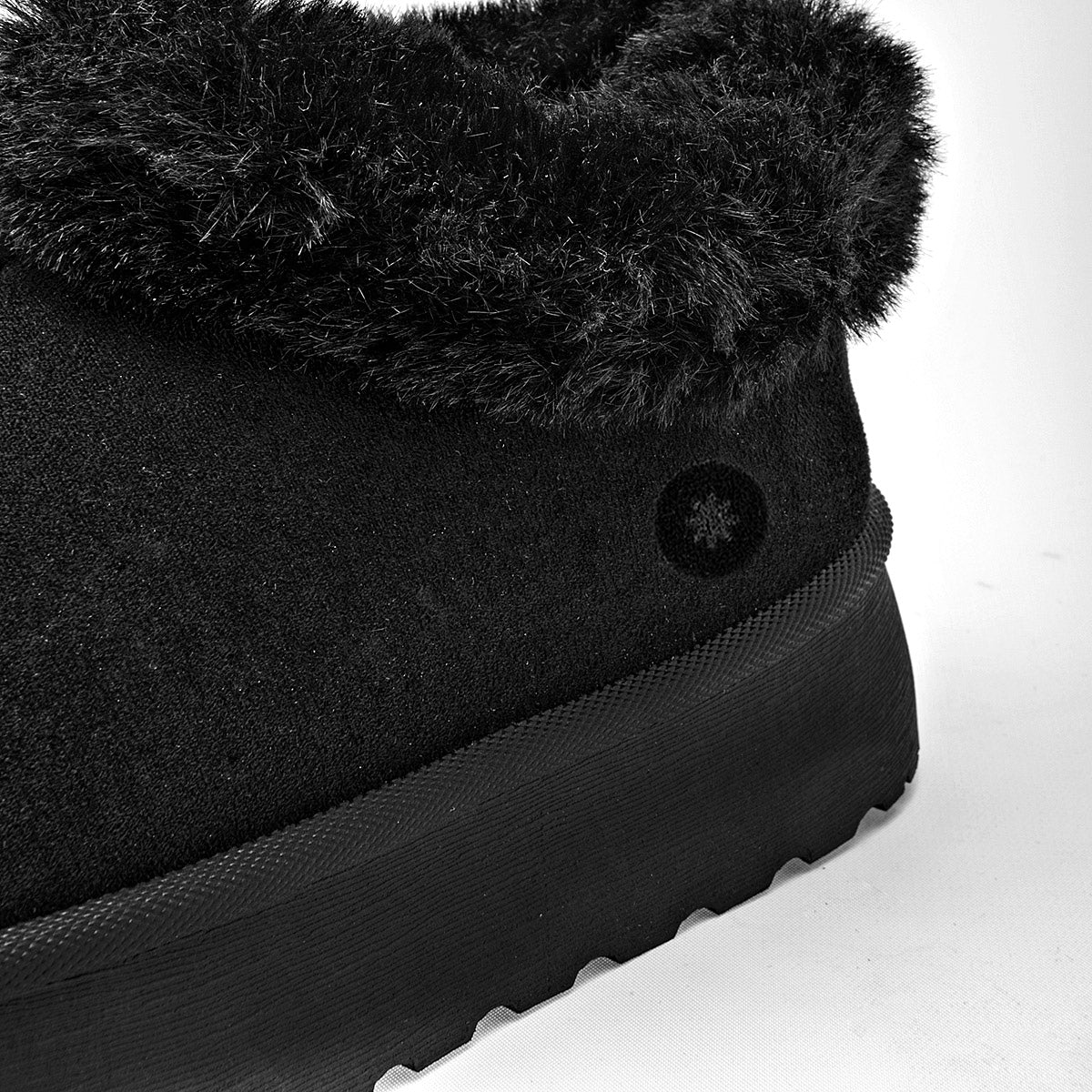 Pantufla para mujer marca Moramora Negro cod. 130123