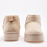 Pantufla para mujer marca Moramora Beige cod. 130124