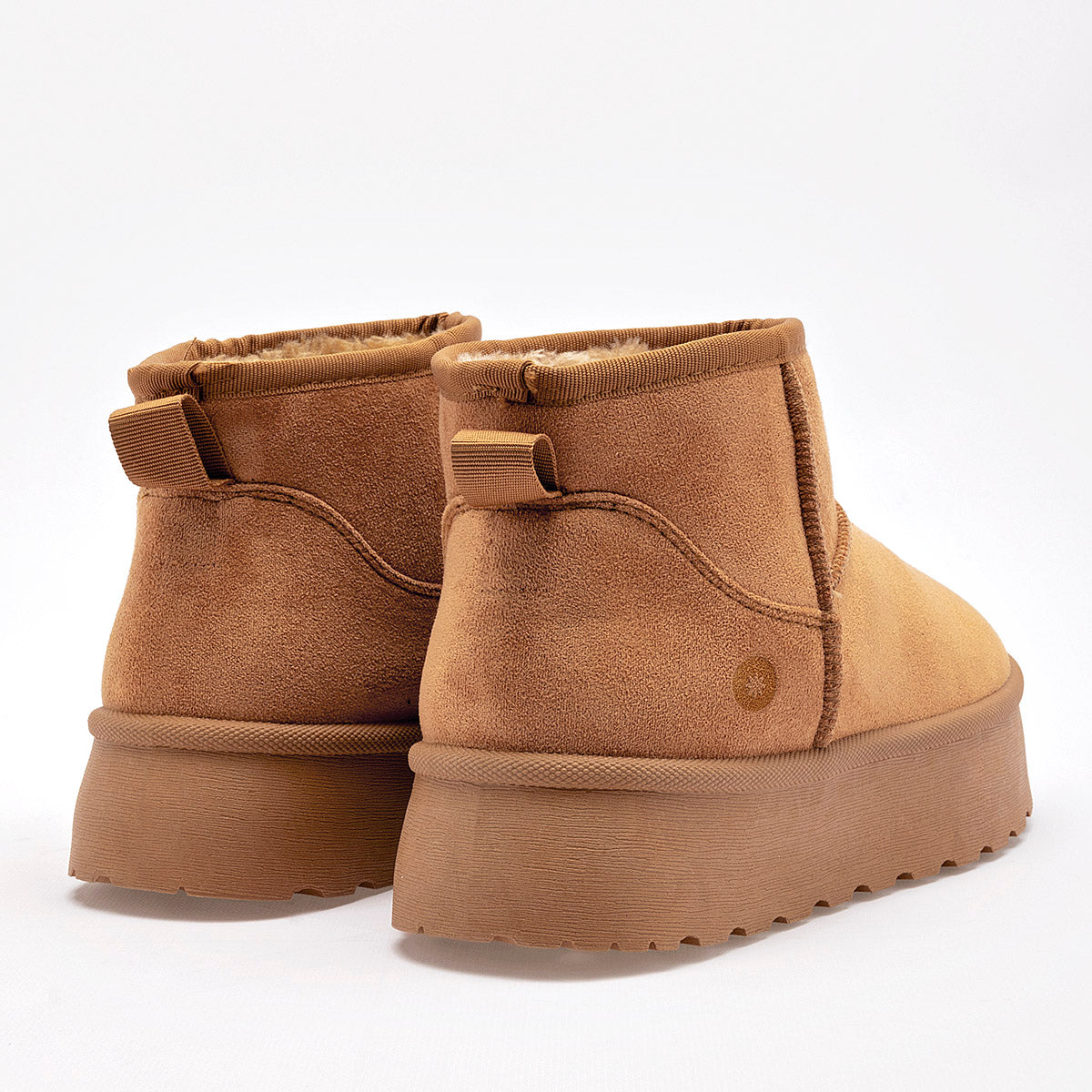 Pantufla para mujer marca Moramora Camel cod. 130125