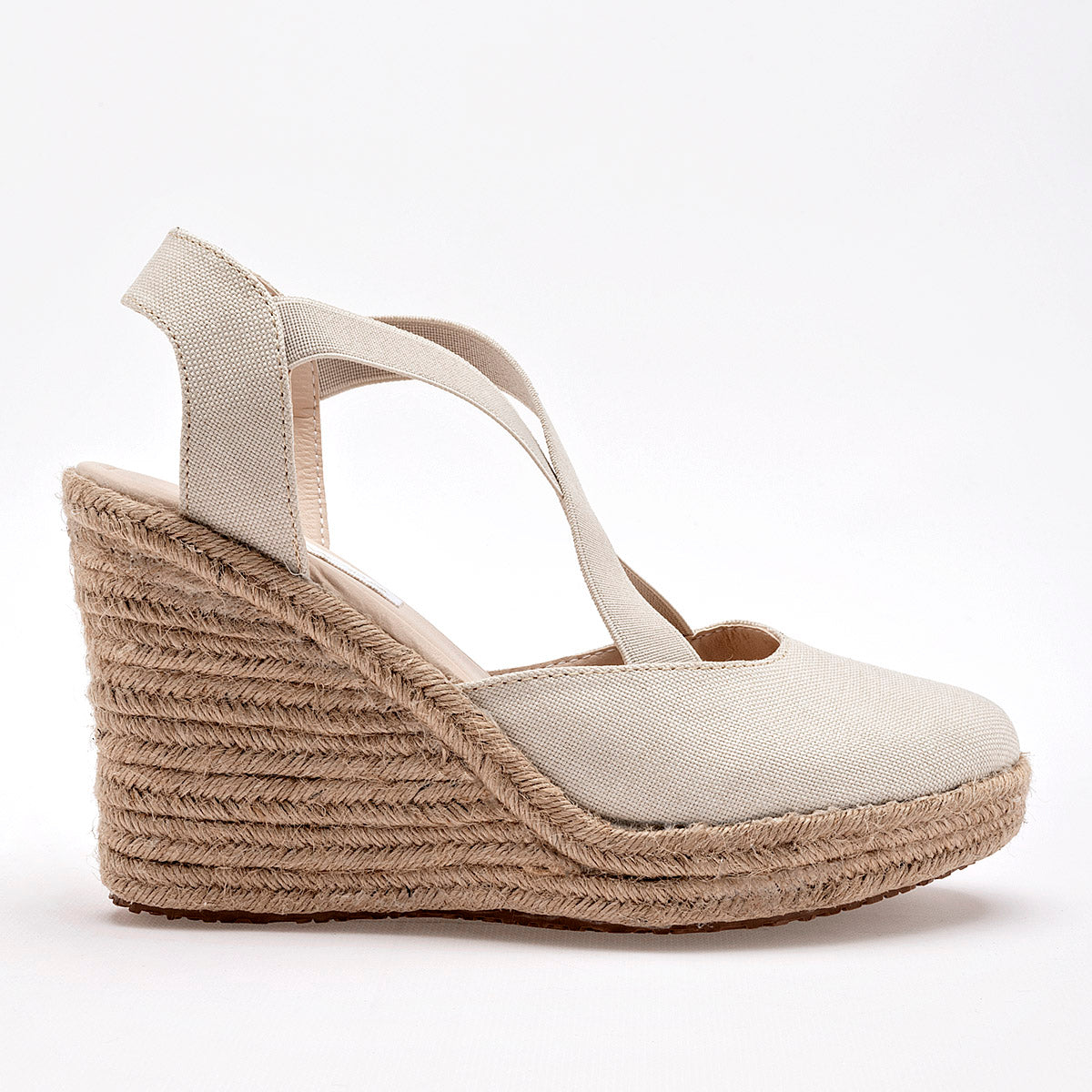 Zapatos de plataforma para mujer marca Moramora Beige cod. 130127