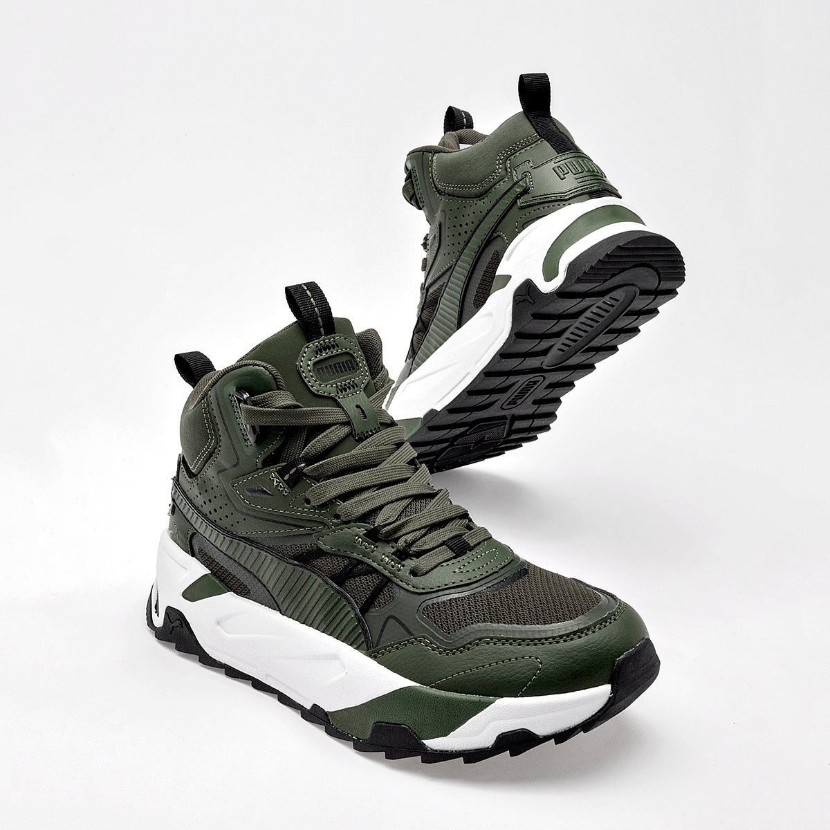 Puma Trinity Mid Hybrid Tenis urbano para hombre