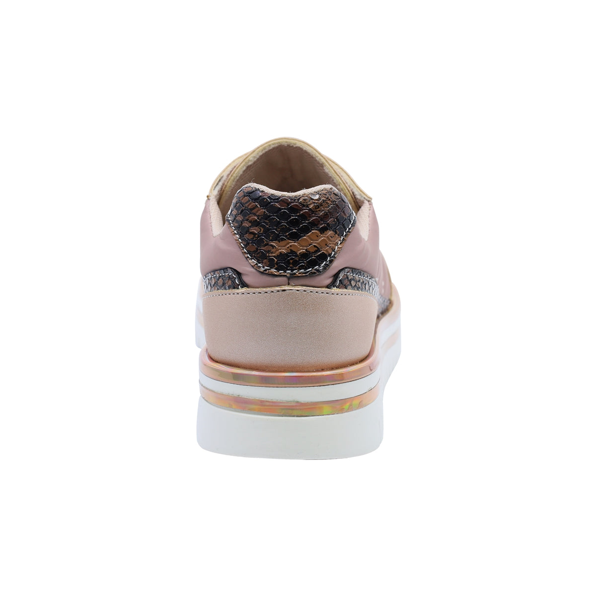 Tenis urbano para niña marca Coqueta Oro Rosa cod. 130526