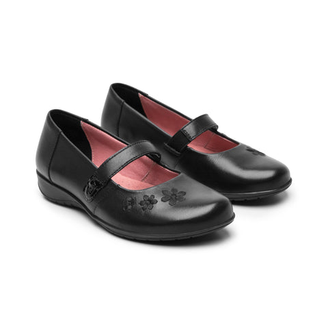 Zapato escolar para Niña marca Flexi Negro