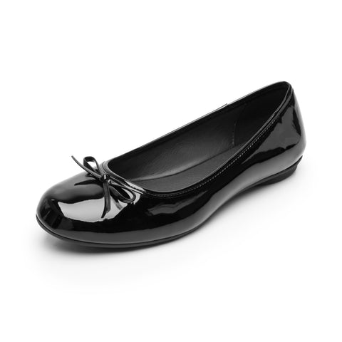 Flats para mujer marca Flexi Negro