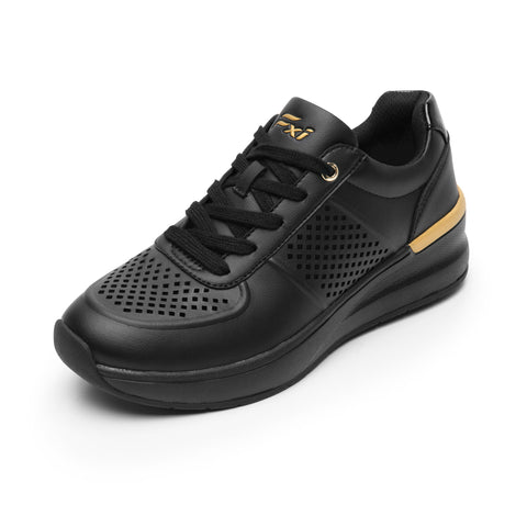 Zapato casual para mujer marca Flexi Negro