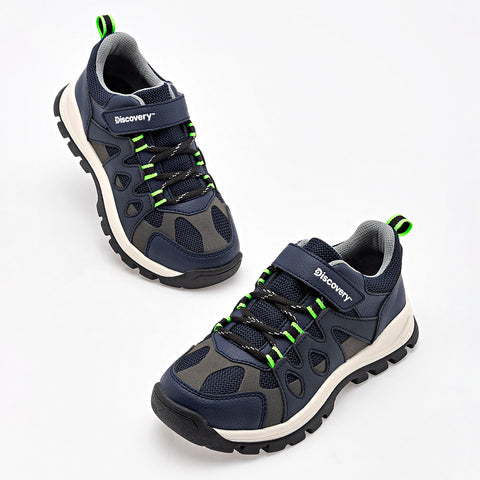 Tenis hiking para Niño  marca Discovery Expedition Azul Marino cod. 132028